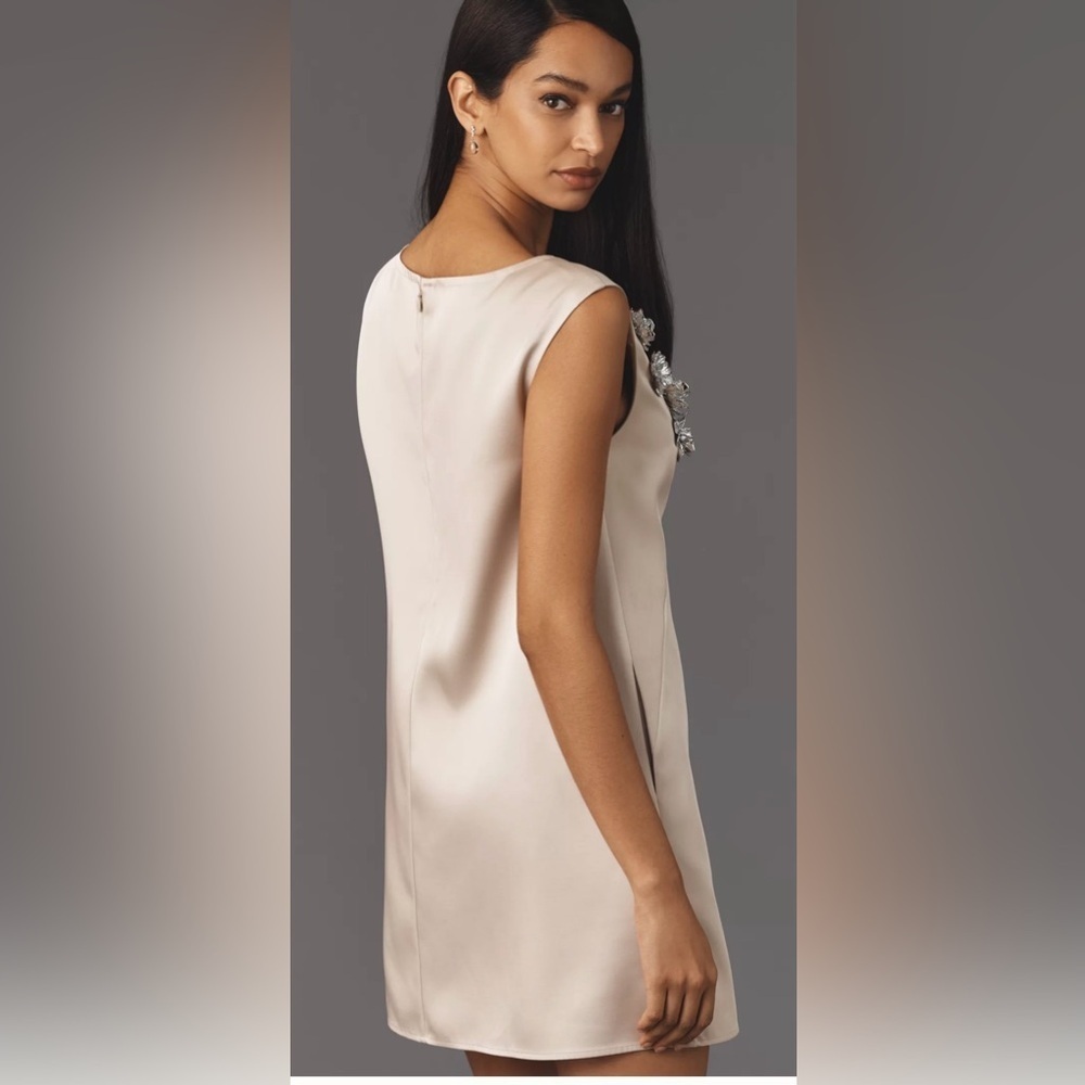 Anthropologie Mare Mare Sleeveless Scoop-Neck Shift Mini Dress - Picture 2 of 12